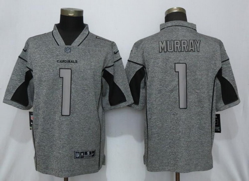 Cardinals 1 Kyler Murray Gray Gridiron Gray Vapor Untouchable Limited Jersey