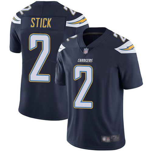 Chargers 2 Easton Stick Navy Blue Team Color Men Stitched Football Vapor Untouchable Limited Jersey