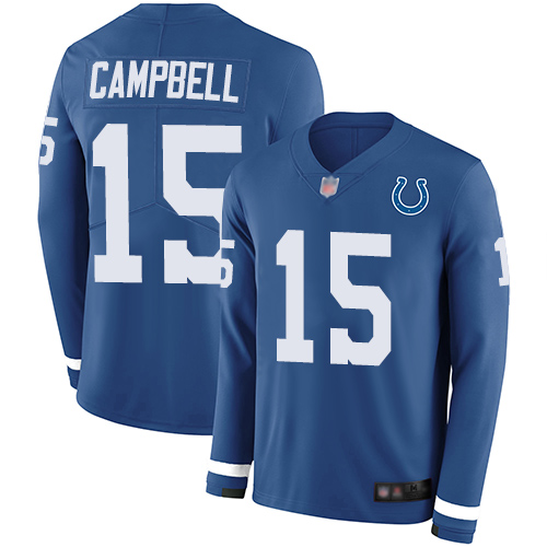 Colts 15 Parris Campbell Royal Blue Team Color Men Stitched Foot