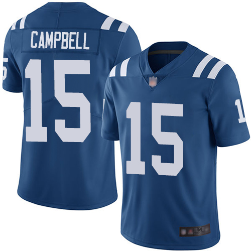 Colts 15 Parris Campbell Royal Blue Team Color Men Stitched Football Vapor Untouchable Limited Jerse