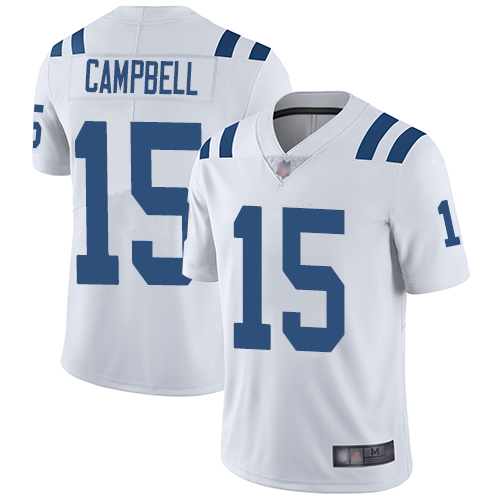 Colts 15 Parris Campbell White Men Stitched Football Vapor Untouchable Limited Jersey