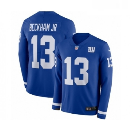 Youth Nike New York Giants 13 Odell Beckham Jr Limited Royal Blu