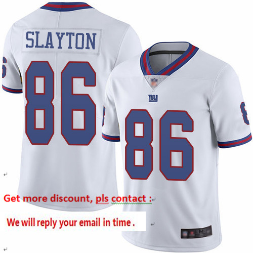 Giants 86 Darius Slayton White Men Stitched Football Limited Rus