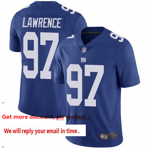 Giants 97 Dexter Lawrence Royal Blue Team Color Men Stitched Foo