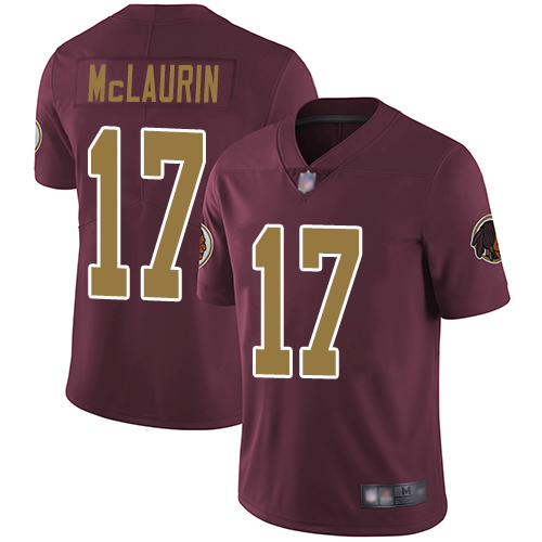 Redskins 17 Terry McLaurin Burgundy Red Alternate Men Stitched F