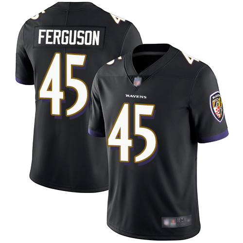 Ravens 45 Jaylon Ferguson Black Alternate Men Stitched Football Vapor Untouchable Limited Jersey