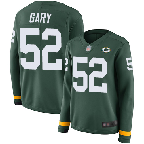 Packers 52 Rashan Gary Green Team Color Women Stitched Football 