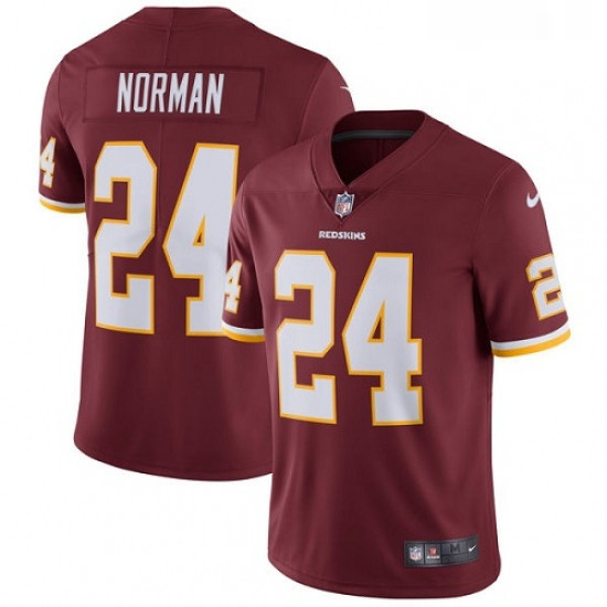 Youth Nike Washington Redskins 24 Josh Norman Burgundy Red Team Color Vapor Untouchable Limited Play