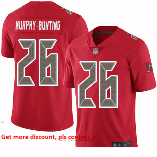 Buccaneers 26 Sean Murphy Bunting Red Youth Stitched Football Limited Rush Jersey