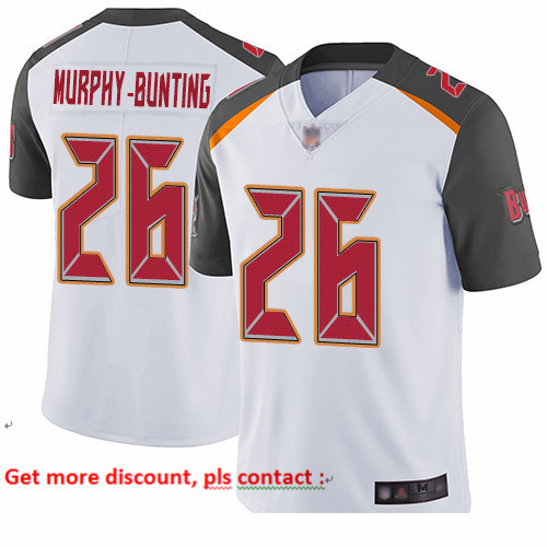 Buccaneers 26 Sean Murphy Bunting White Youth Stitched Football 