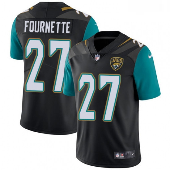 Youth Nike Jacksonville Jaguars 27 Leonard Fournette Black Alternate Vapor Untouchable Limited Playe