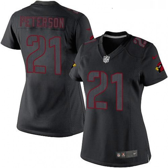 Womens Nike Arizona Cardinals 21 Patrick Peterson Limited Black 