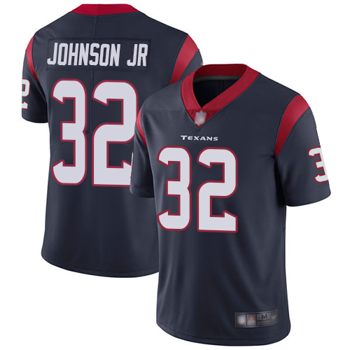 Texans 32 Lonnie Johnson Jr  Navy Blue Team Color Youth Stitched Football Vapor Untouchable Limited 