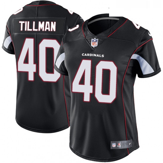 Womens Nike Arizona Cardinals 40 Pat Tillman Black Alternate Vapor Untouchable Limited Player NFL Je