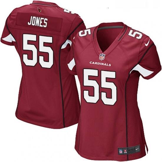 Womens Nike Arizona Cardinals 55 Chandler Jones Game Red Team Color NFL Jersey