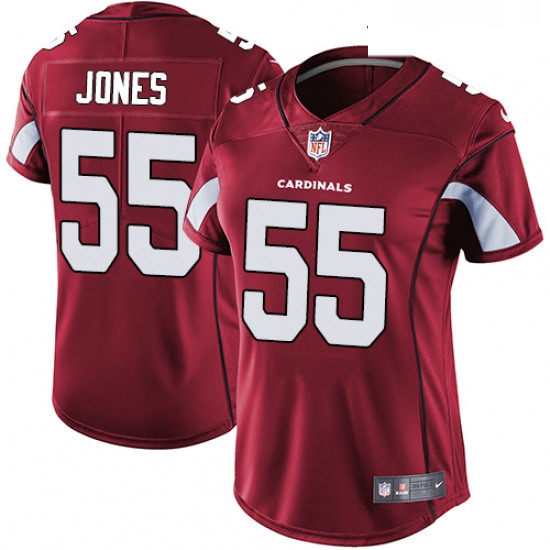 Womens Nike Arizona Cardinals 55 Chandler Jones Red Team Color Vapor Untouchable Limited Player NFL 