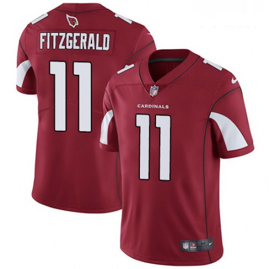 Youth Nike Arizona Cardinals 11 Larry Fitzgerald Red Team Color Vapor Untouchable Limited Player NFL