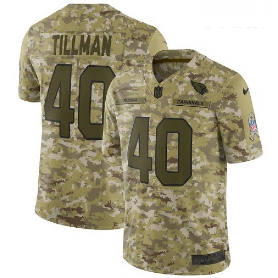 Youth Nike Arizona Cardinals 40 Pat Tillman Limited Camo 2018 Salute to Service NFL Jersey