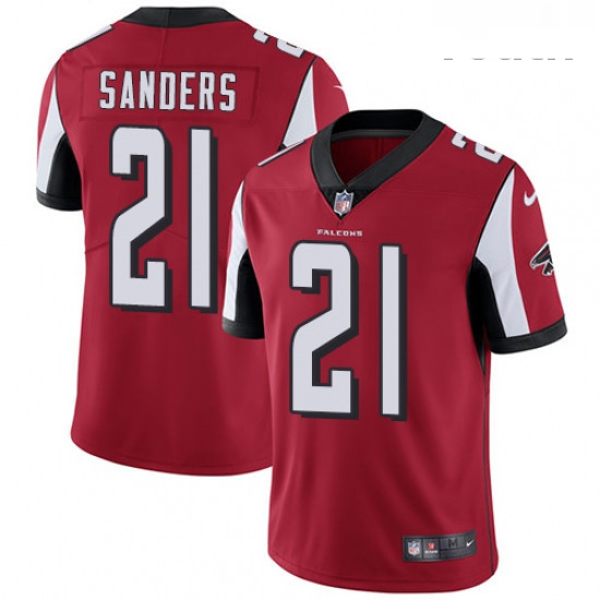 Youth Nike Atlanta Falcons 21 Deion Sanders Elite Red Team Color NFL Jersey