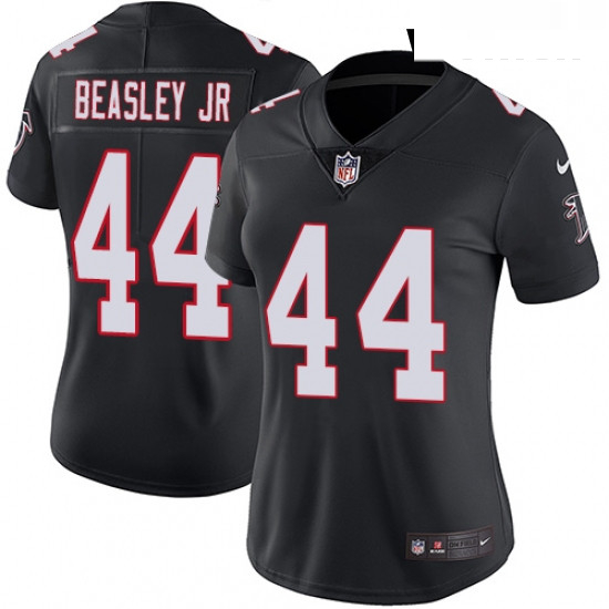 Womens Nike Atlanta Falcons 44 Vic Beasley Black Alternate Vapor Untouchable Limited Player NFL Jers