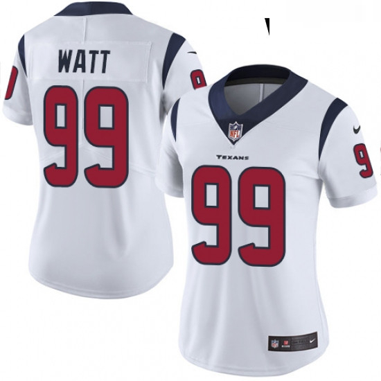 Womens Nike Houston Texans 99 JJ Watt Elite White NFL Jersey