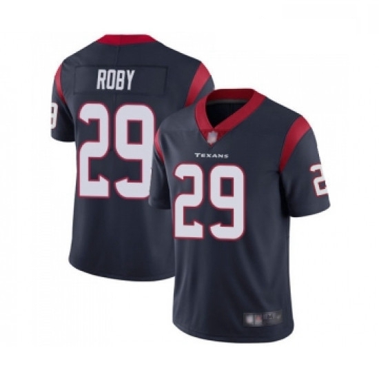 Men Houston Texans 29 Bradley Roby Navy Blue Team Color Vapor Untouchable Limited Player Football Je