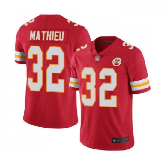 Youth Kansas City Chiefs 32 Tyrann Mathieu Red Team Color Vapor Untouchable Limited Player Football 