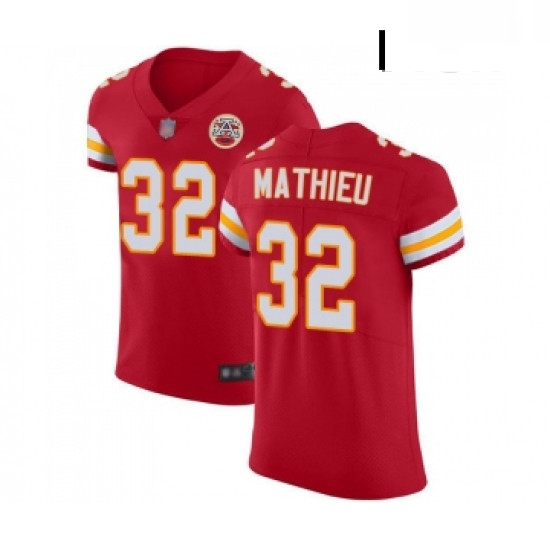 Men Kansas City Chiefs 32 Tyrann Mathieu Red Team Color Vapor Untouchable Elite Player Football Jers