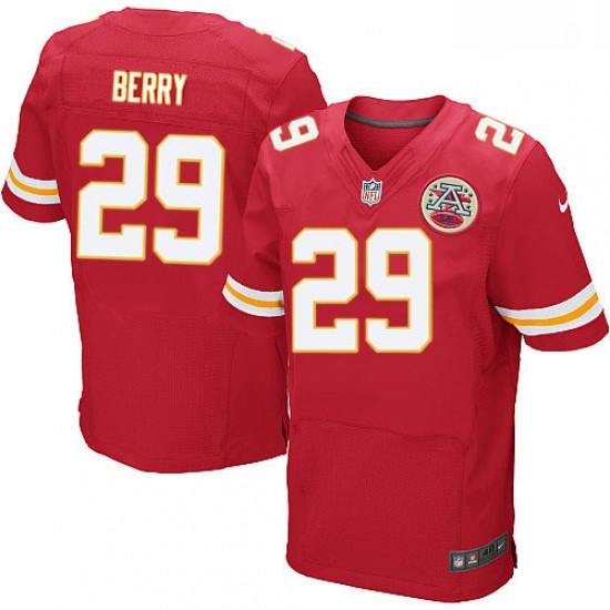 Men Nike Kansas City Chiefs 29 Eric Berry Red Team Color Vapor Untouchable Elite Player NFL Jersey