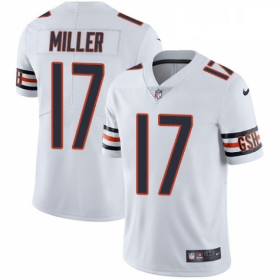 Youth Nike Chicago Bears 17 Anthony Miller White Vapor Untouchable Elite Player NFL Jersey