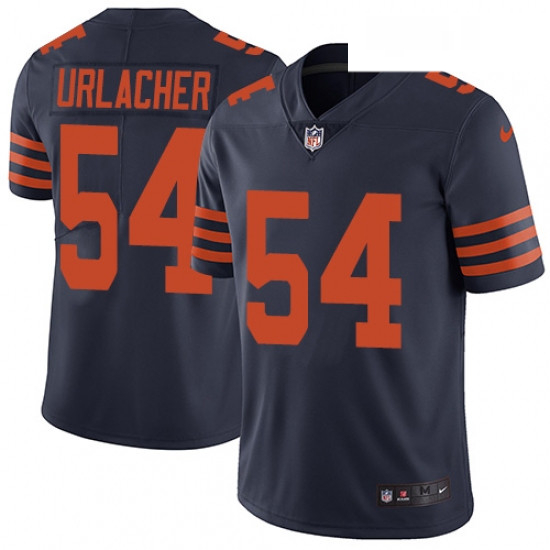 Youth Nike Chicago Bears 54 Brian Urlacher Navy Blue Alternate Vapor Untouchable Limited Player NFL 