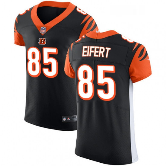 Mens Nike Cincinnati Bengals 85 Tyler Eifert Black Team Color Vapor Untouchable Elite Player NFL Jer