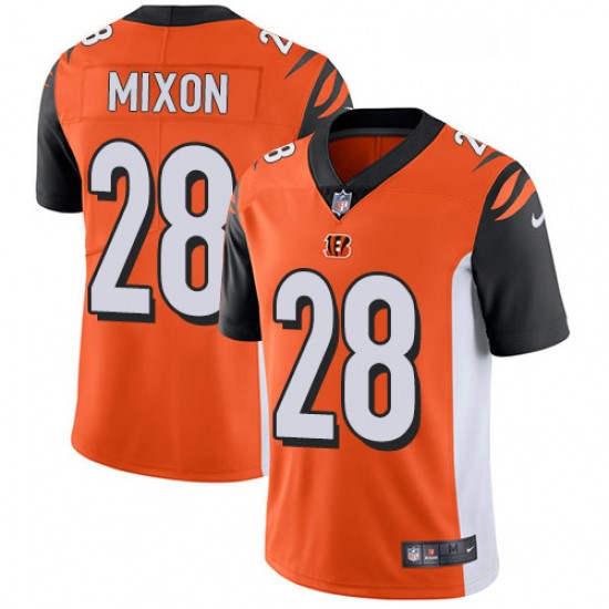 Youth Nike Cincinnati Bengals 28 Joe Mixon Elite Orange Alternate NFL Jersey