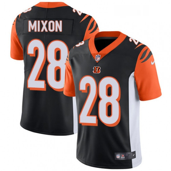 Youth Nike Cincinnati Bengals 28 Joe Mixon Vapor Untouchable Limited Black Team Color NFL Jersey