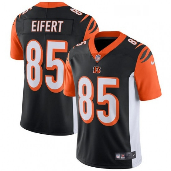 Youth Nike Cincinnati Bengals 85 Tyler Eifert Elite Black Team Color NFL Jersey