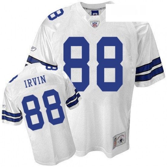 Reebok Dallas Cowboys 88 Michael Irvin Premier EQT White Legend Throwback NFL Jersey