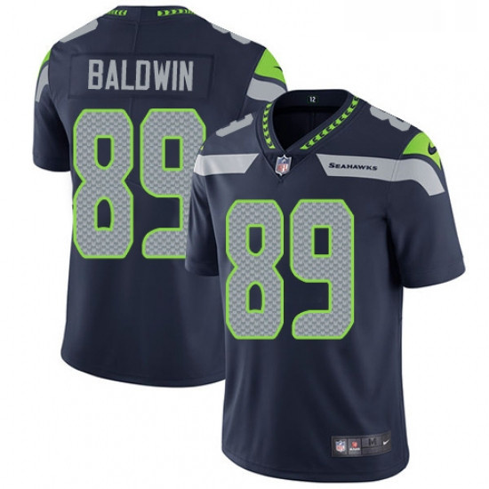 Youth Nike Seattle Seahawks 89 Doug Baldwin Steel Blue Team Color Vapor Untouchable Limited Player N