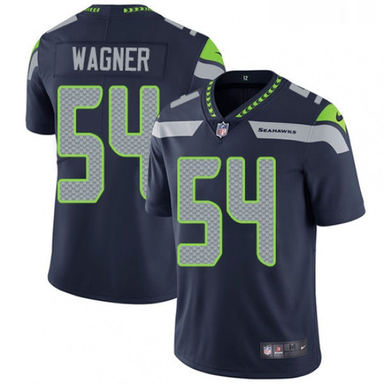 Mens Nike Seattle Seahawks 54 Bobby Wagner Steel Blue Team Color Vapor Untouchable Limited Player NF