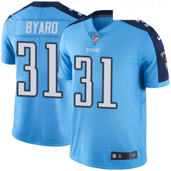 Mens Nike Tennessee Titans 31 Kevin Byard Light Blue Team Color Vapor Untouchable Limited Player NFL