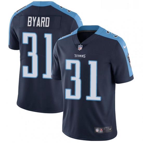 Mens Nike Tennessee Titans 31 Kevin Byard Navy Blue Alternate Vapor Untouchable Limited Player NFL J