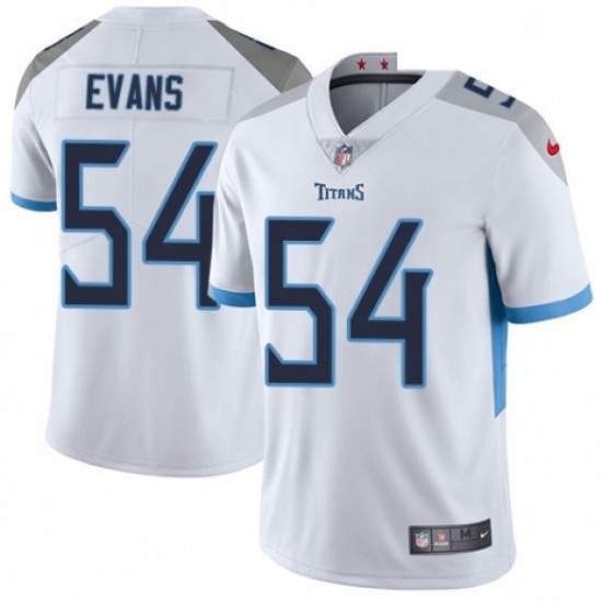 Youth Nike Tennessee Titans 54 Rashaan Evans White Vapor Untouchable Elite Player NFL Jersey