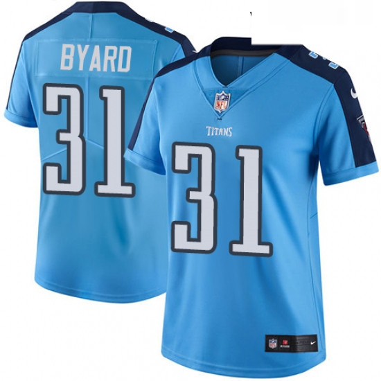 Womens Nike Tennessee Titans 31 Kevin Byard Light Blue Team Color Vapor Untouchable Limited Player N