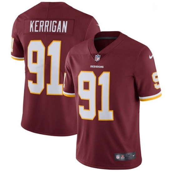 Youth Nike Washington Redskins 91 Ryan Kerrigan Burgundy Red Team Color Vapor Untouchable Limited Pl