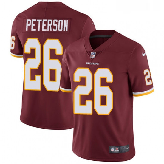 Mens Nike Washington Redskins 26 Adrian Peterson Burgundy Red Team Color Vapor Untouchable Limited P