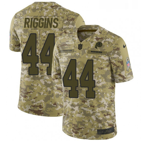 Mens Nike Washington Redskins 44 John Riggins Burgundy Limited Camo 2018 Salute to Service NFL Jerse