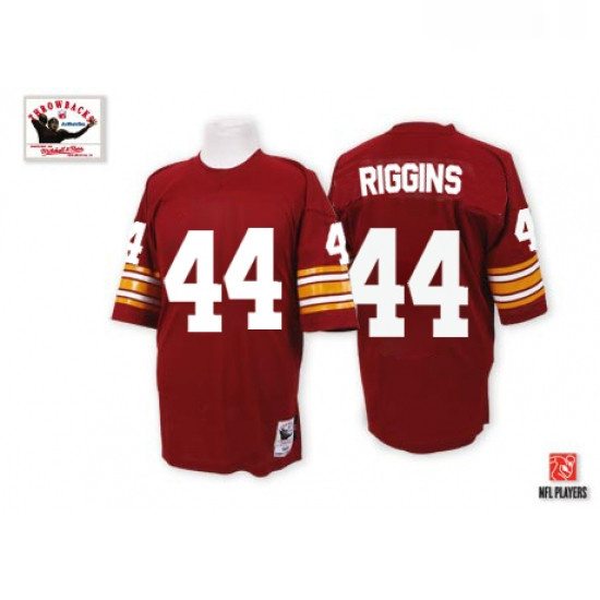 Mitchell and Ness Washington Redskins 44 John Riggins Burgundy Red Team Color Authentic Throwback NF