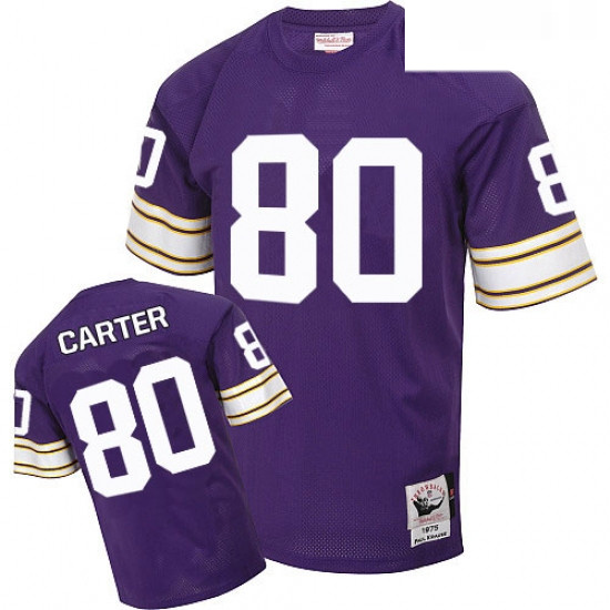 Mitchell And Ness Minnesota Vikings 80 Cris Carter Purple Team C