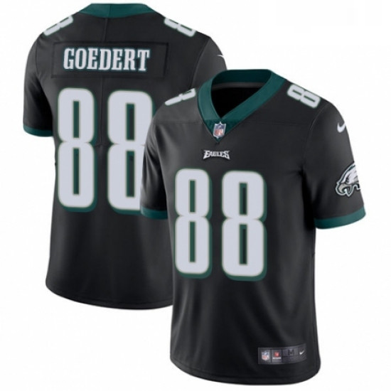 Mens Nike Philadelphia Eagles 88 Dallas Goedert Black Alternate Vapor Untouchable Limited Player NFL