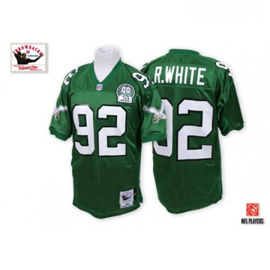 Mitchell And Ness Philadelphia Eagles 92 Reggie White Midnight Green Team Color Authentic Throwback 