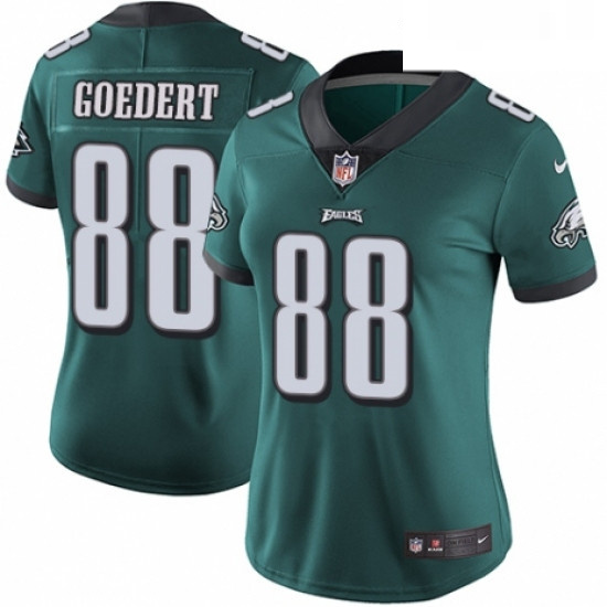 Womens Nike Philadelphia Eagles 88 Dallas Goedert Midnight Green Team Color Vapor Untouchable Limite